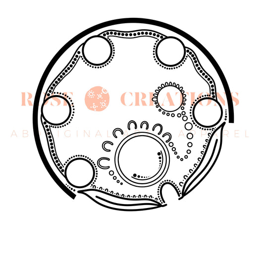 Connected by Salt Tattoo Design