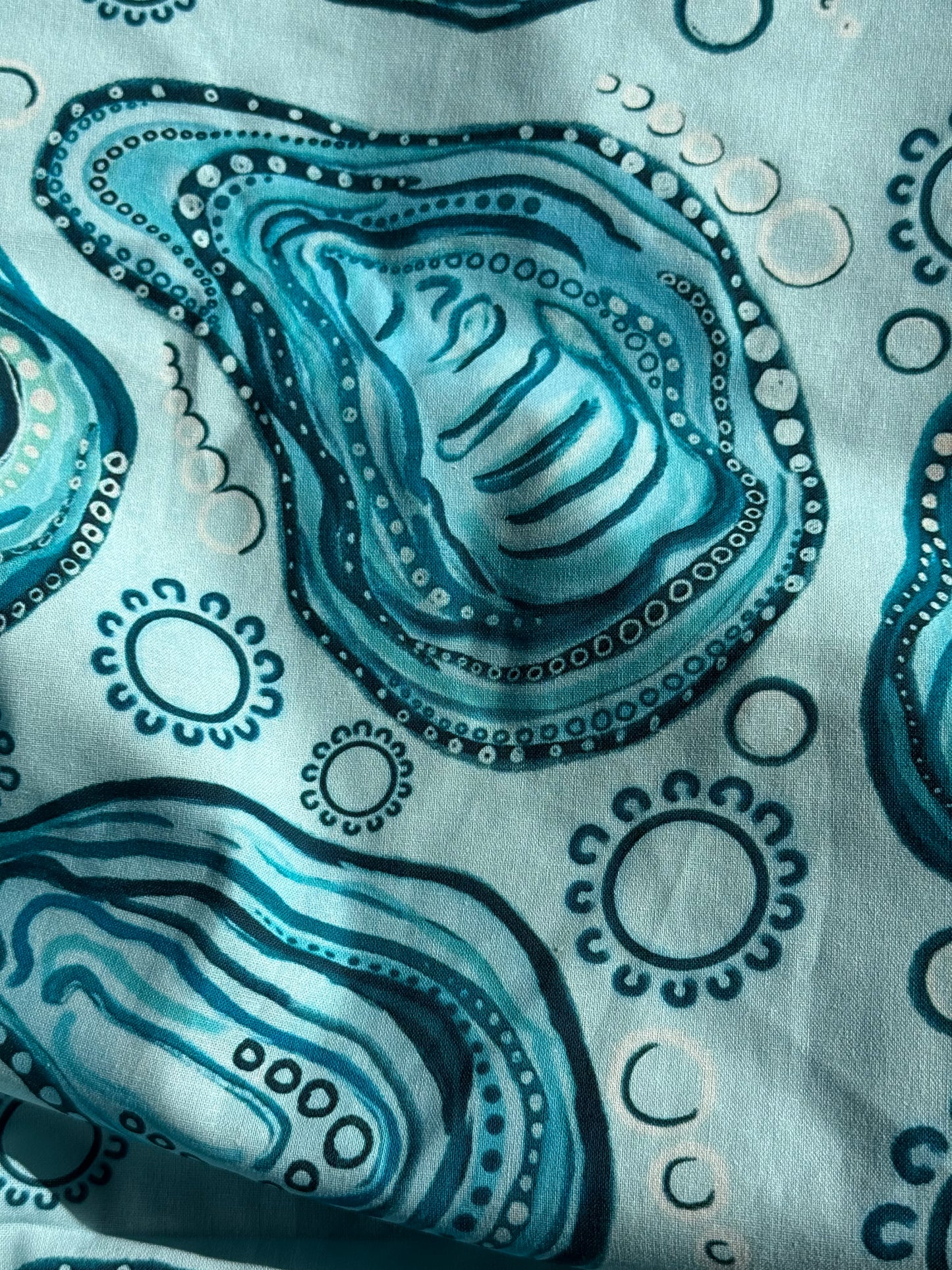 'Sea Country Calling' – 100% Cotton Fabric (By the Metre)