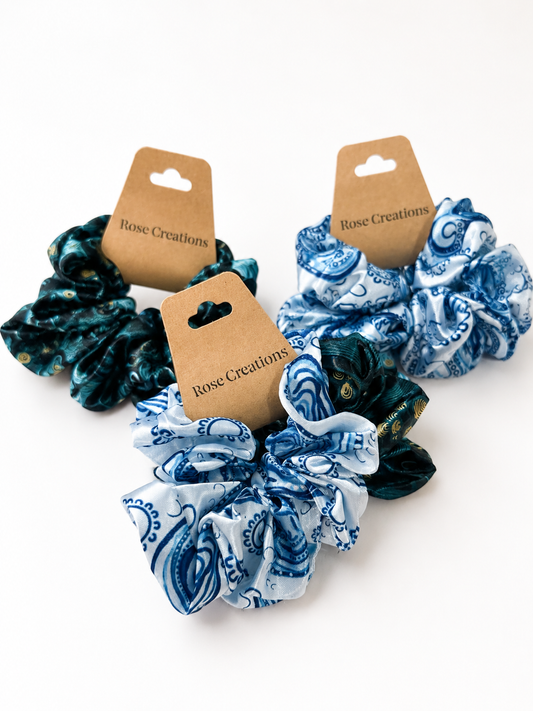 Satin Scrunchie Duo