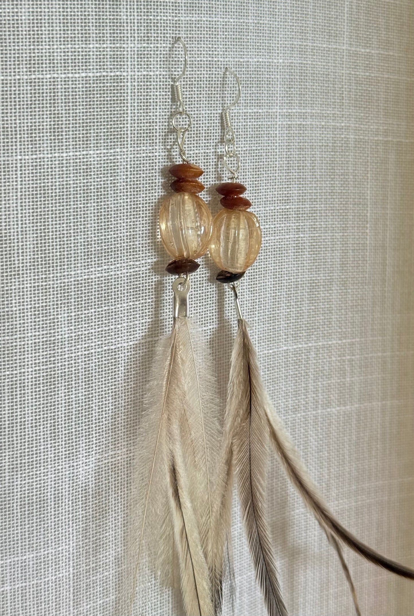 Emu Feather Earrings