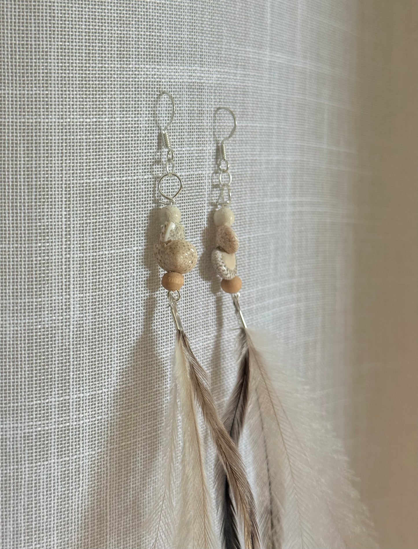 Emu Feather Earrings