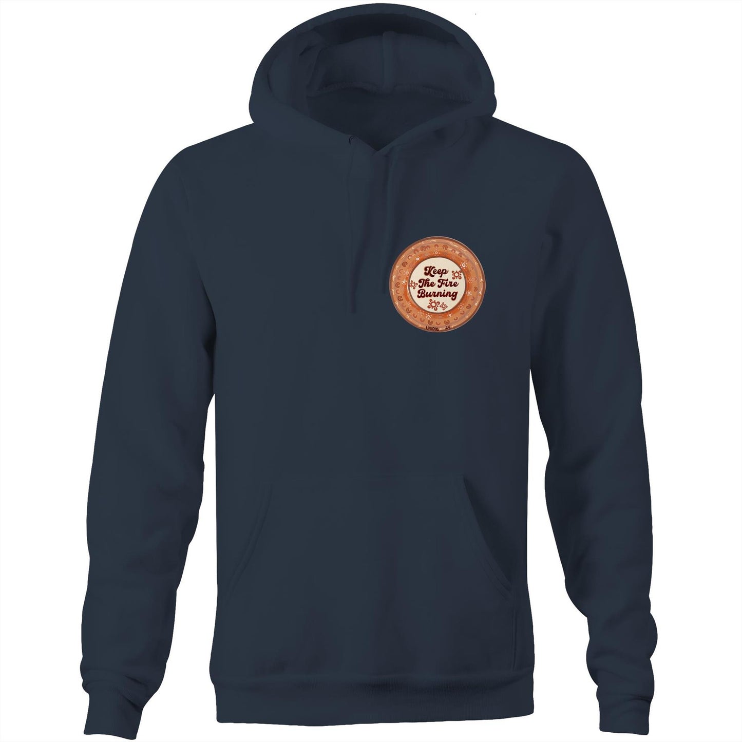 Keep the Fire Burning Pocket Hoodie Sweatshirt