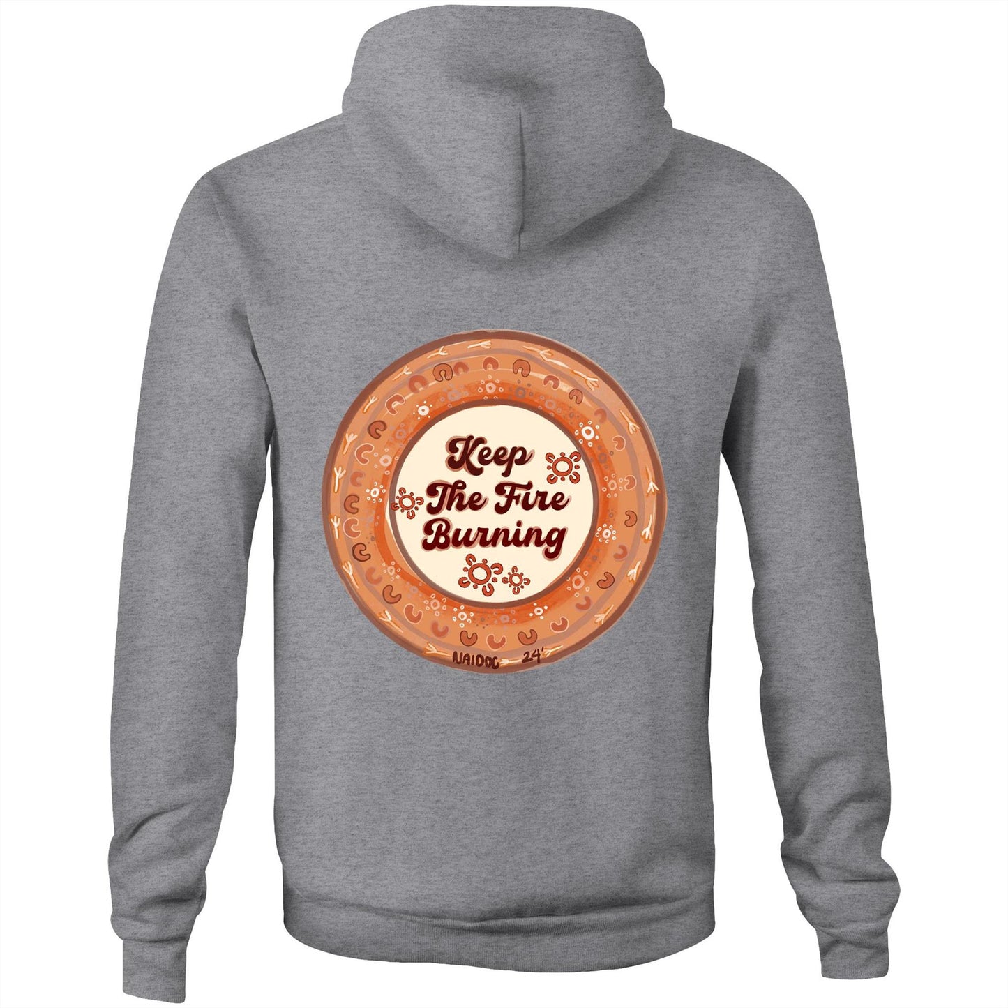 Keep the Fire Burning Pocket Hoodie Sweatshirt