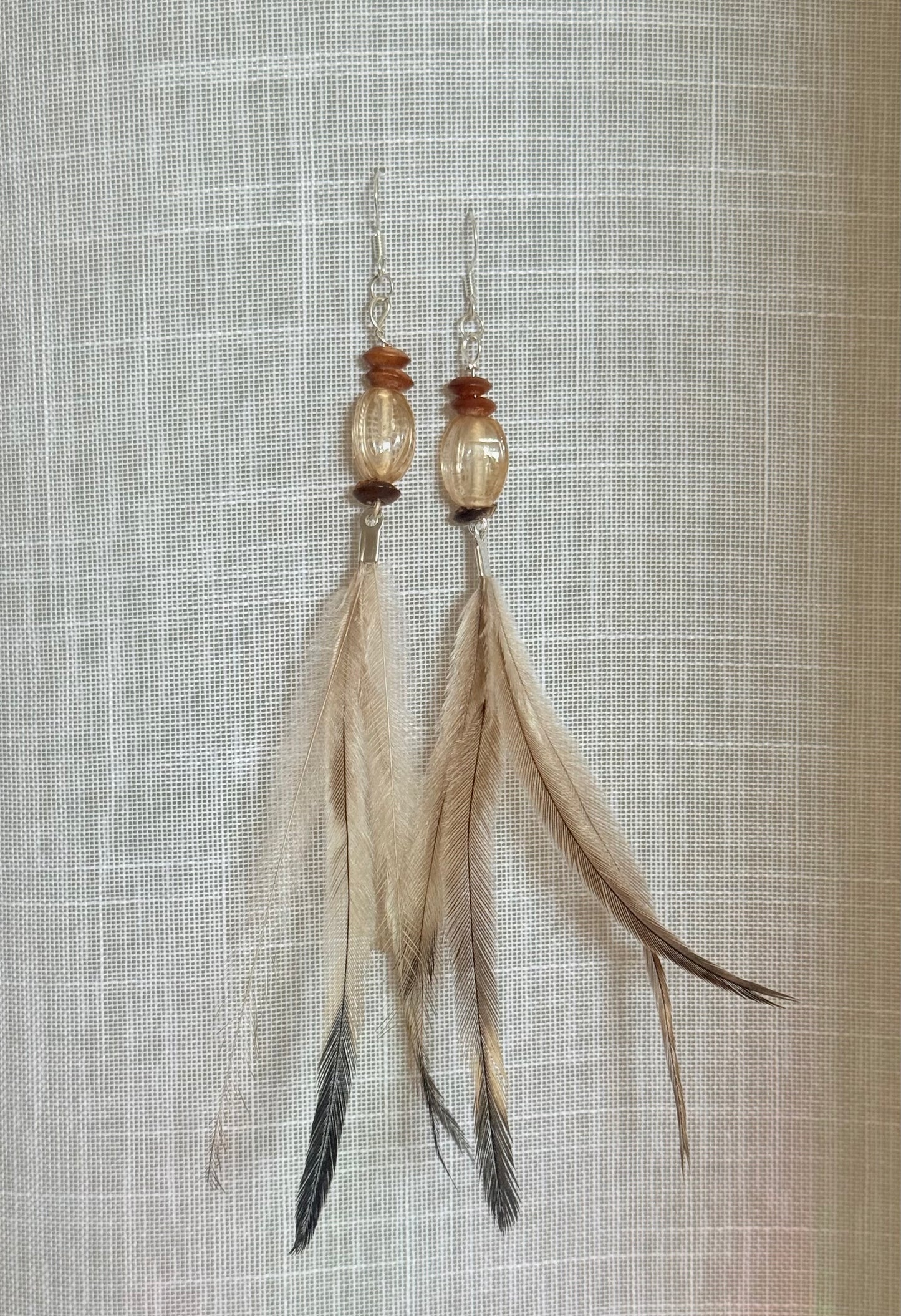 Emu Feather Earrings