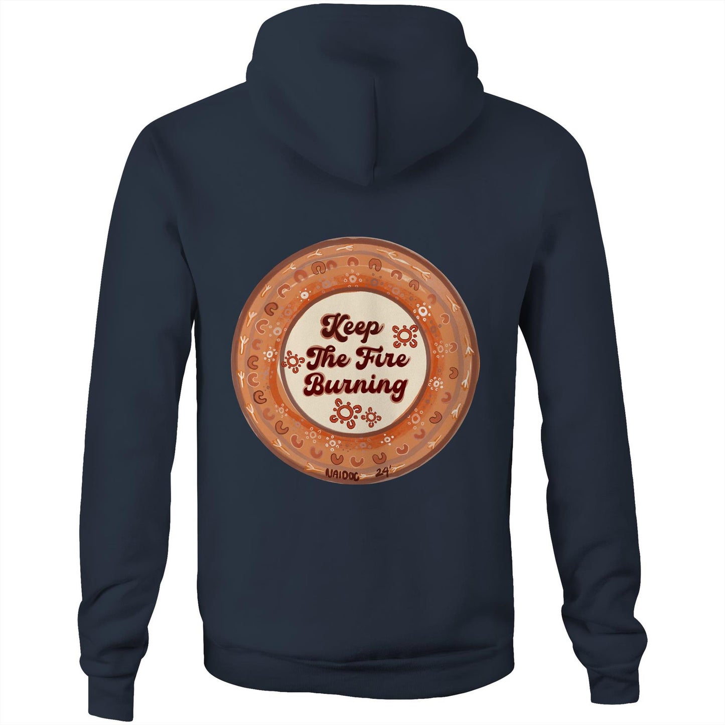 Keep the Fire Burning Pocket Hoodie Sweatshirt