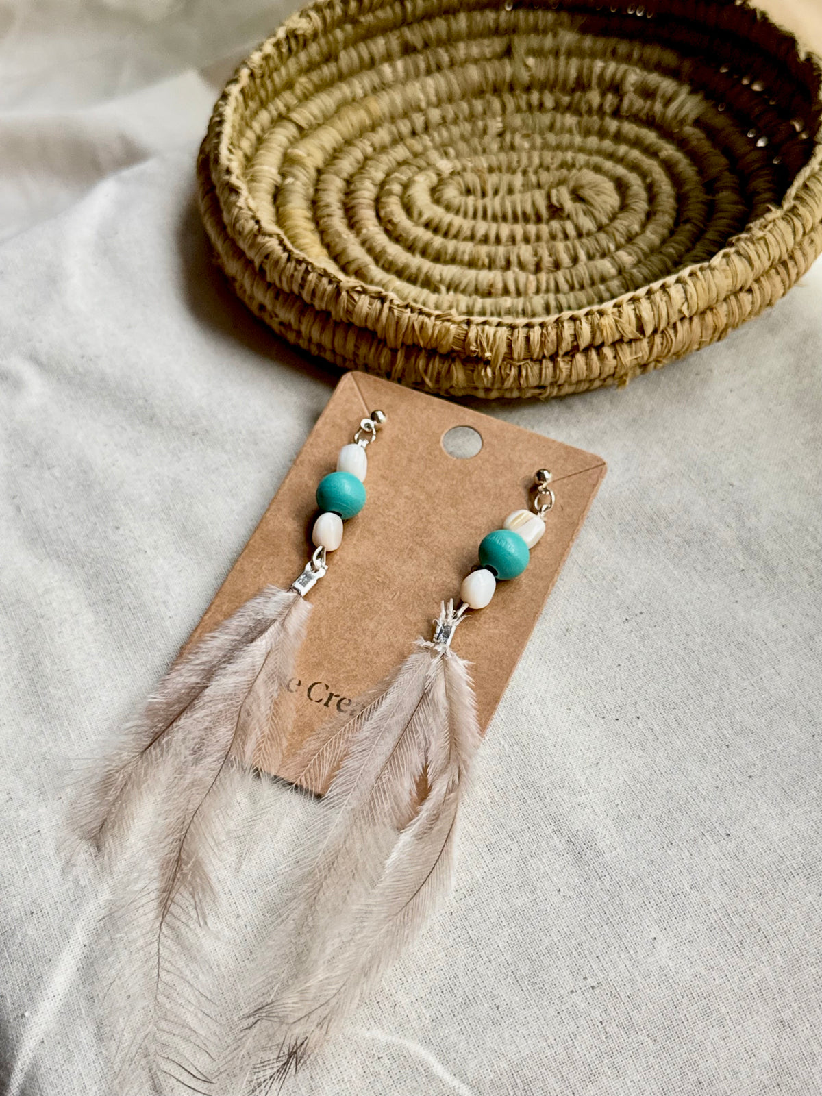 Emu Feather Earrings