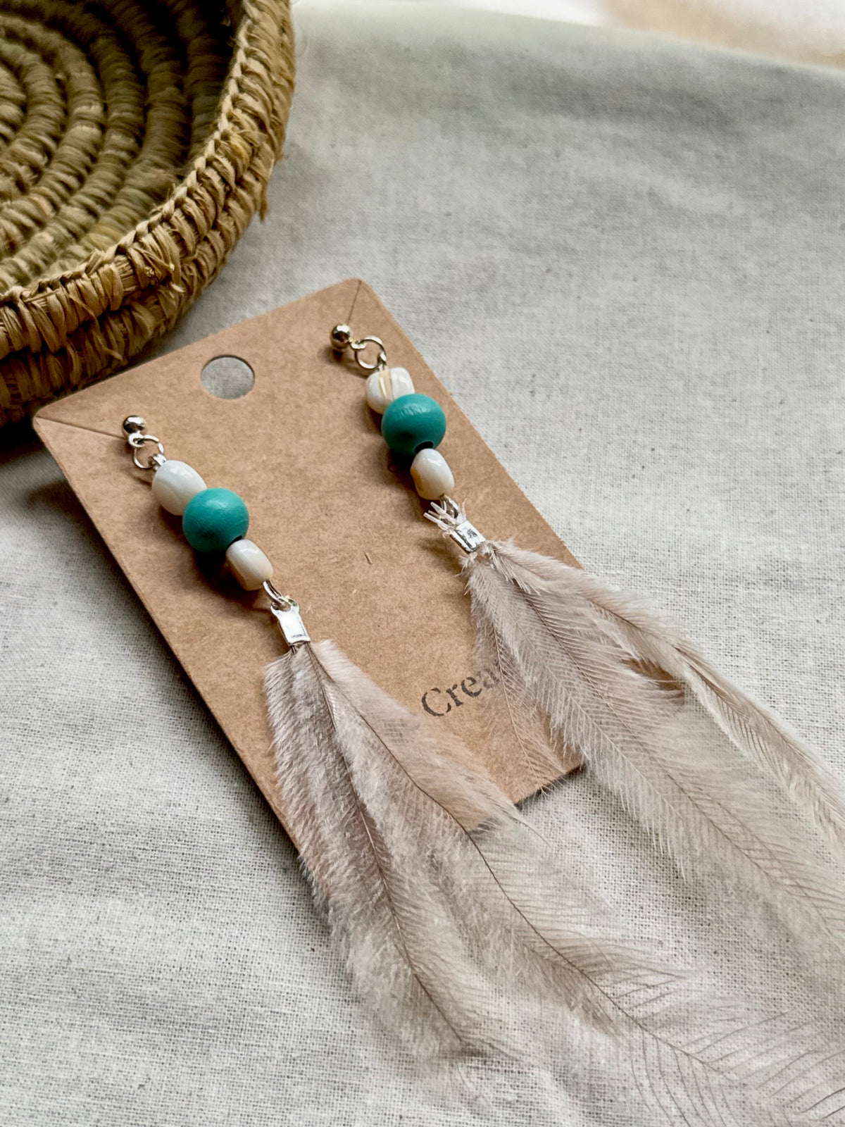 Emu Feather Earrings