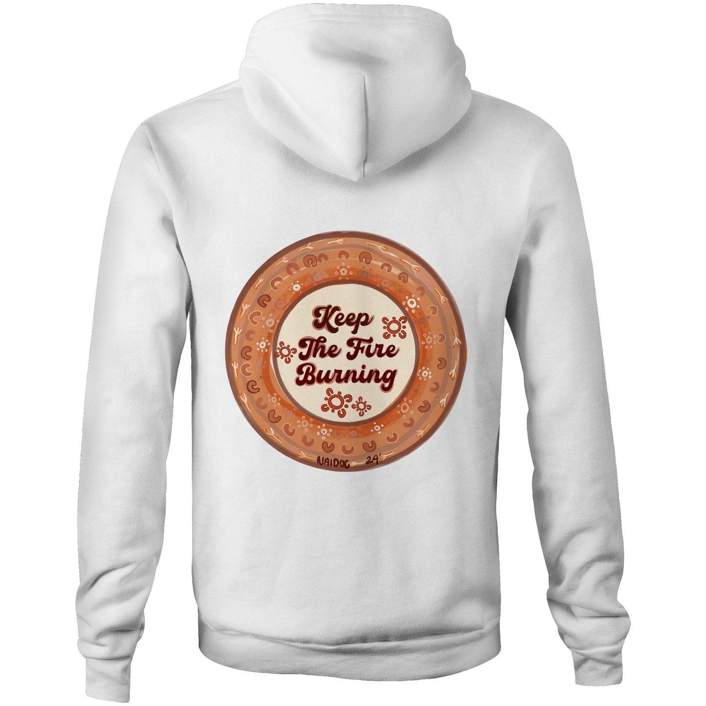 Keep the Fire Burning Pocket Hoodie Sweatshirt