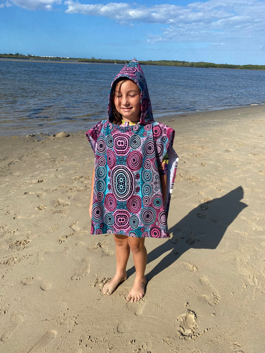 Hooded Beach + Bath Towel (Adults & Kids)